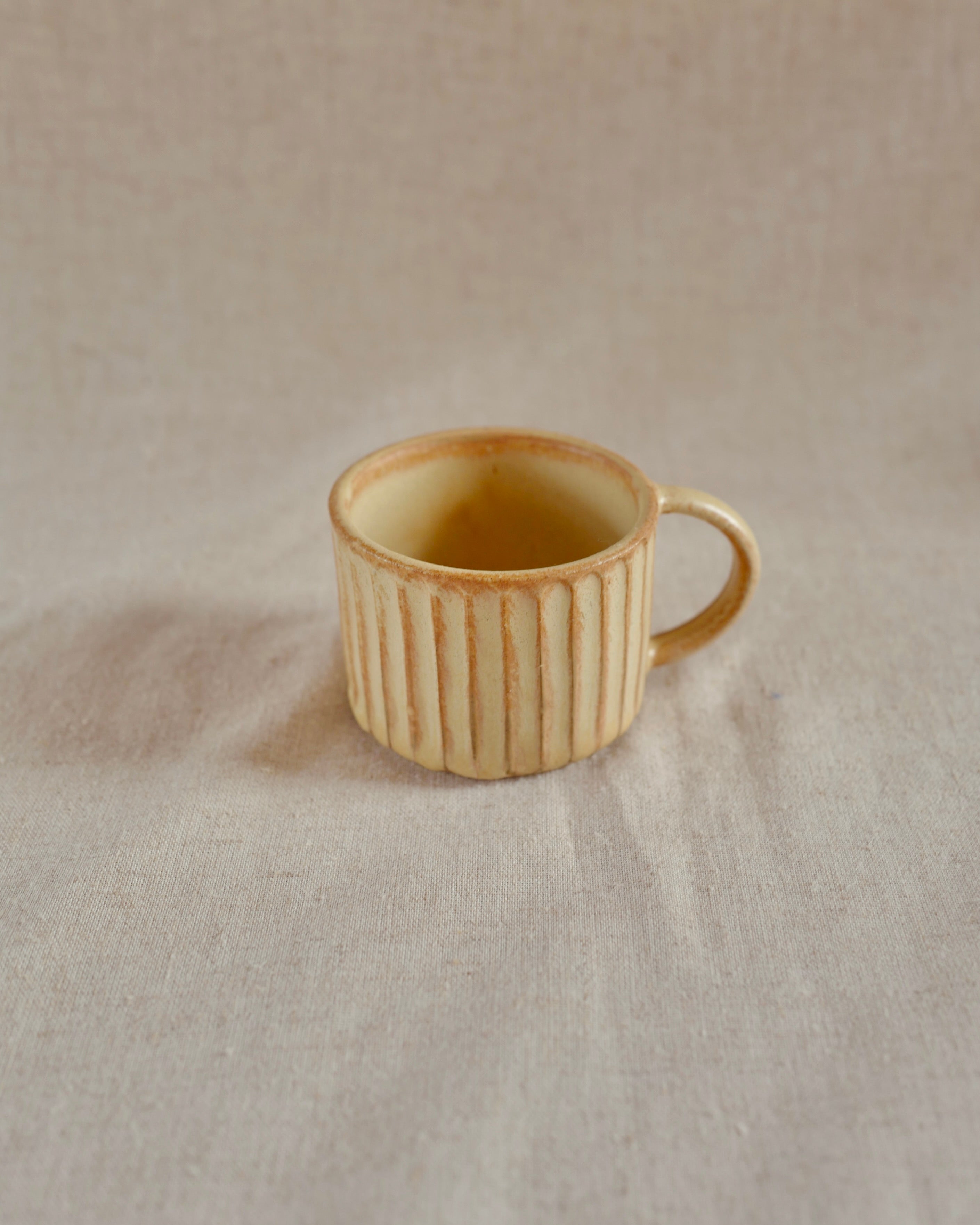 Carved Mug in Buckwheat