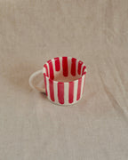 Red Striped Mug