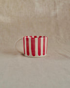 Red Striped Mug