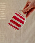 Red Striped Mug