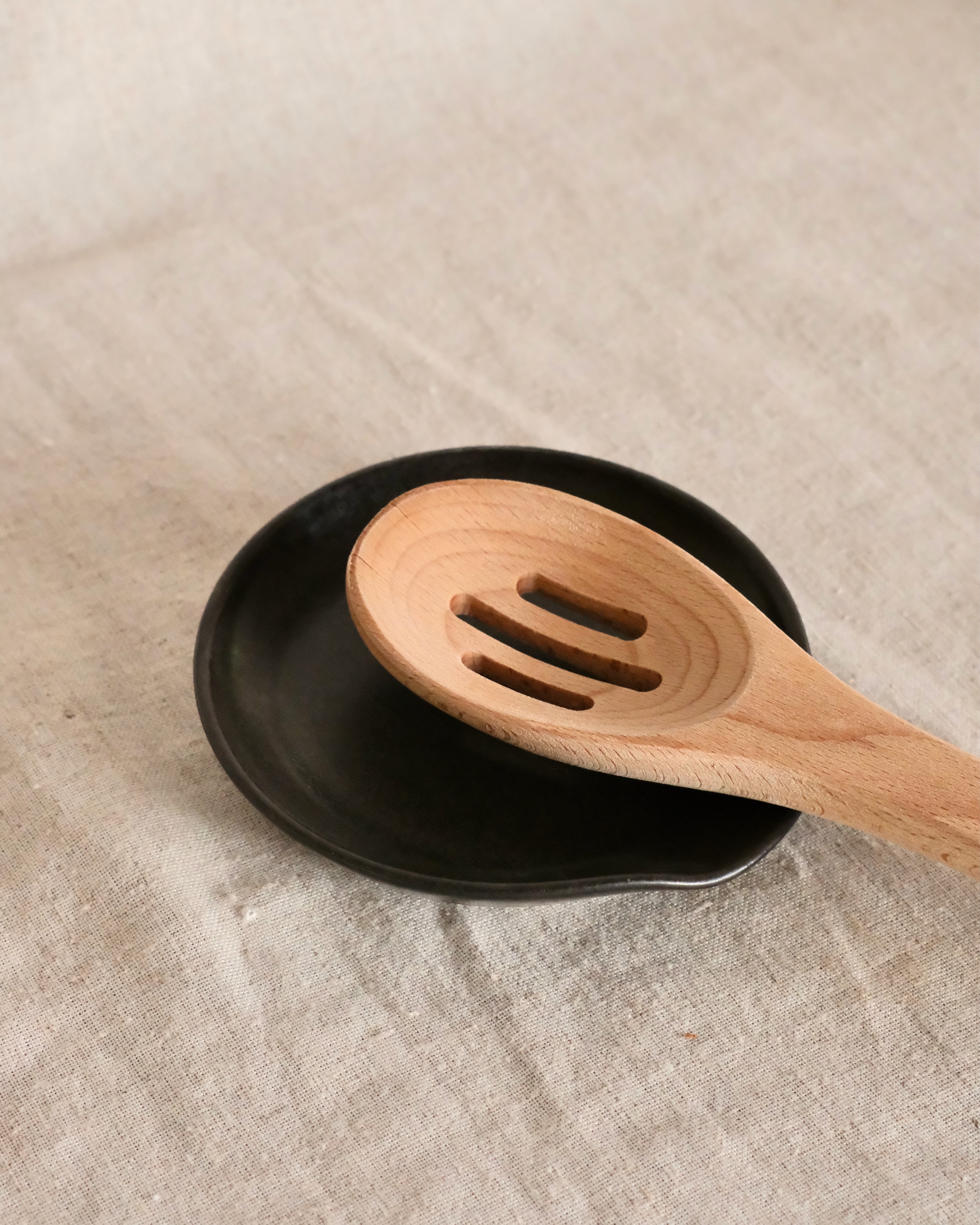 Spoon Rest in Green Black