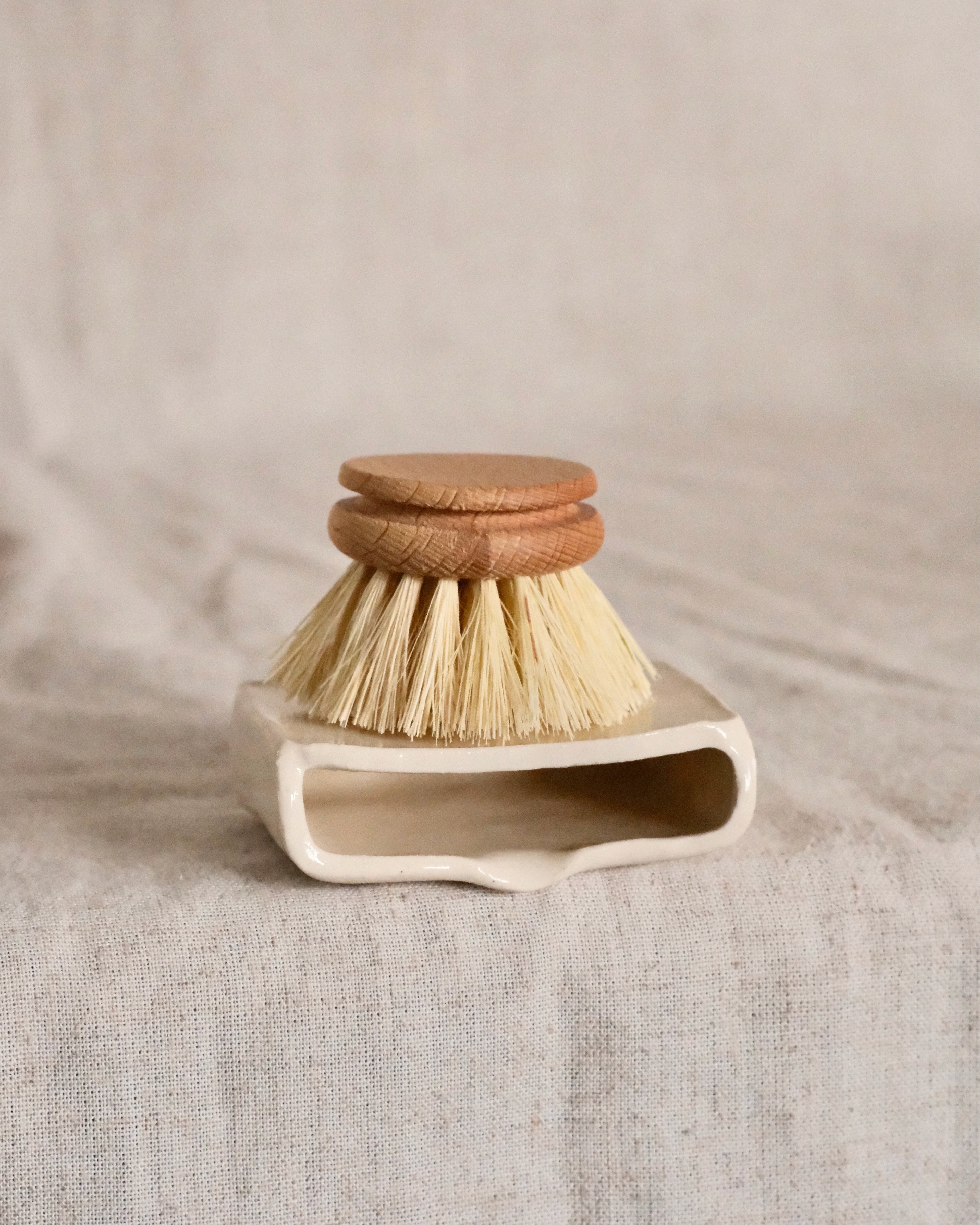 Small Soap Dish in Eggshell