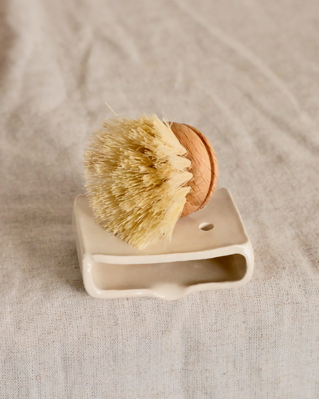 Small Soap Dish in Eggshell