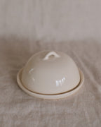 Butter Dish in Pure White
