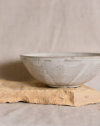 Serving Bowl in Gloss White and Speckles