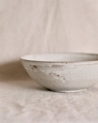 Serving Bowl in Gloss White and Speckles