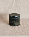 Storage Jar in Mottled Blue