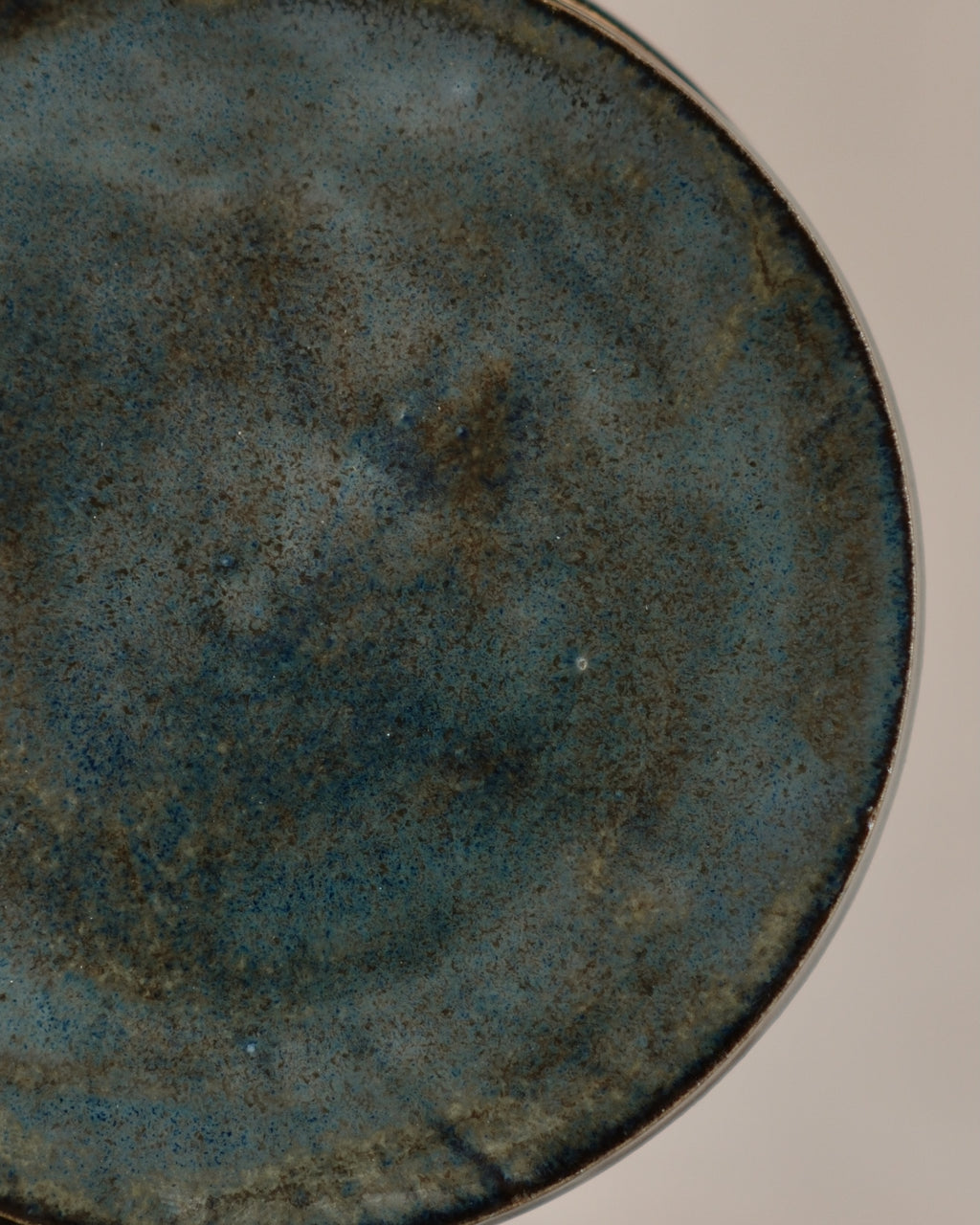 Storage Jar in Mottled Blue