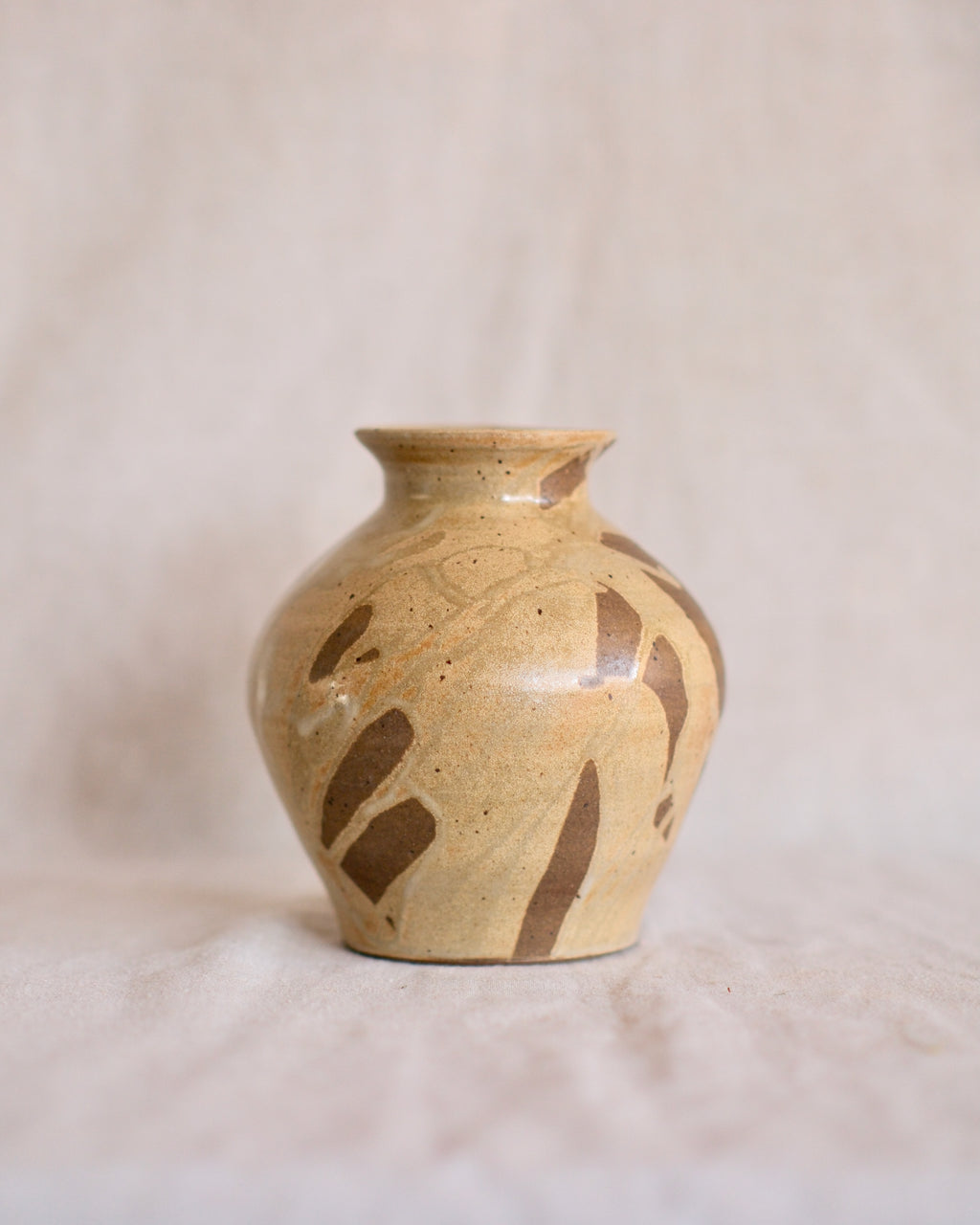 Brown & Tan Vase