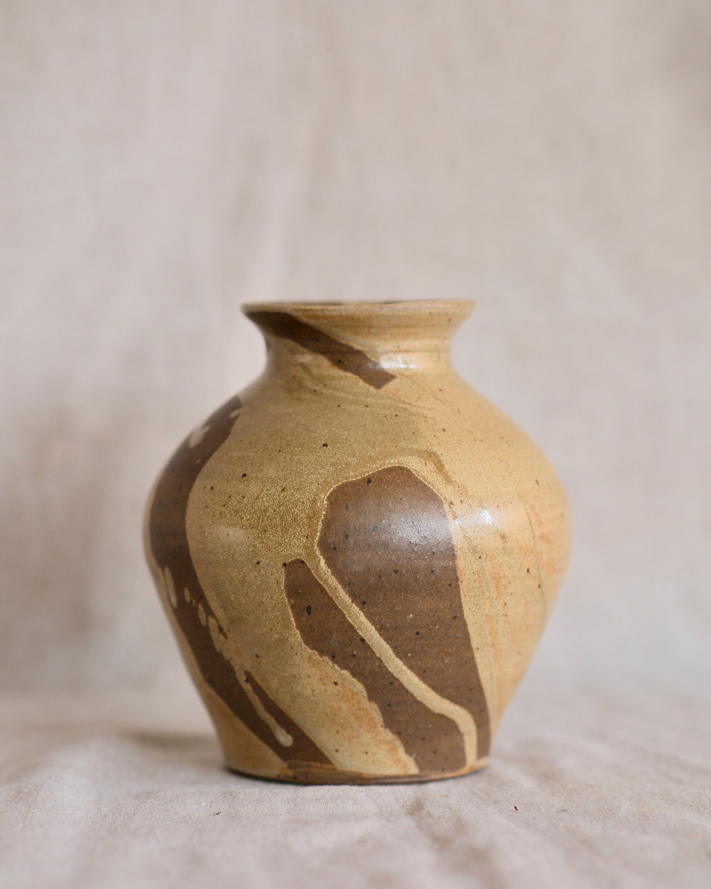 Brown & Tan Vase