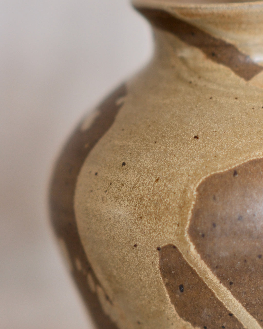 Brown & Tan Vase