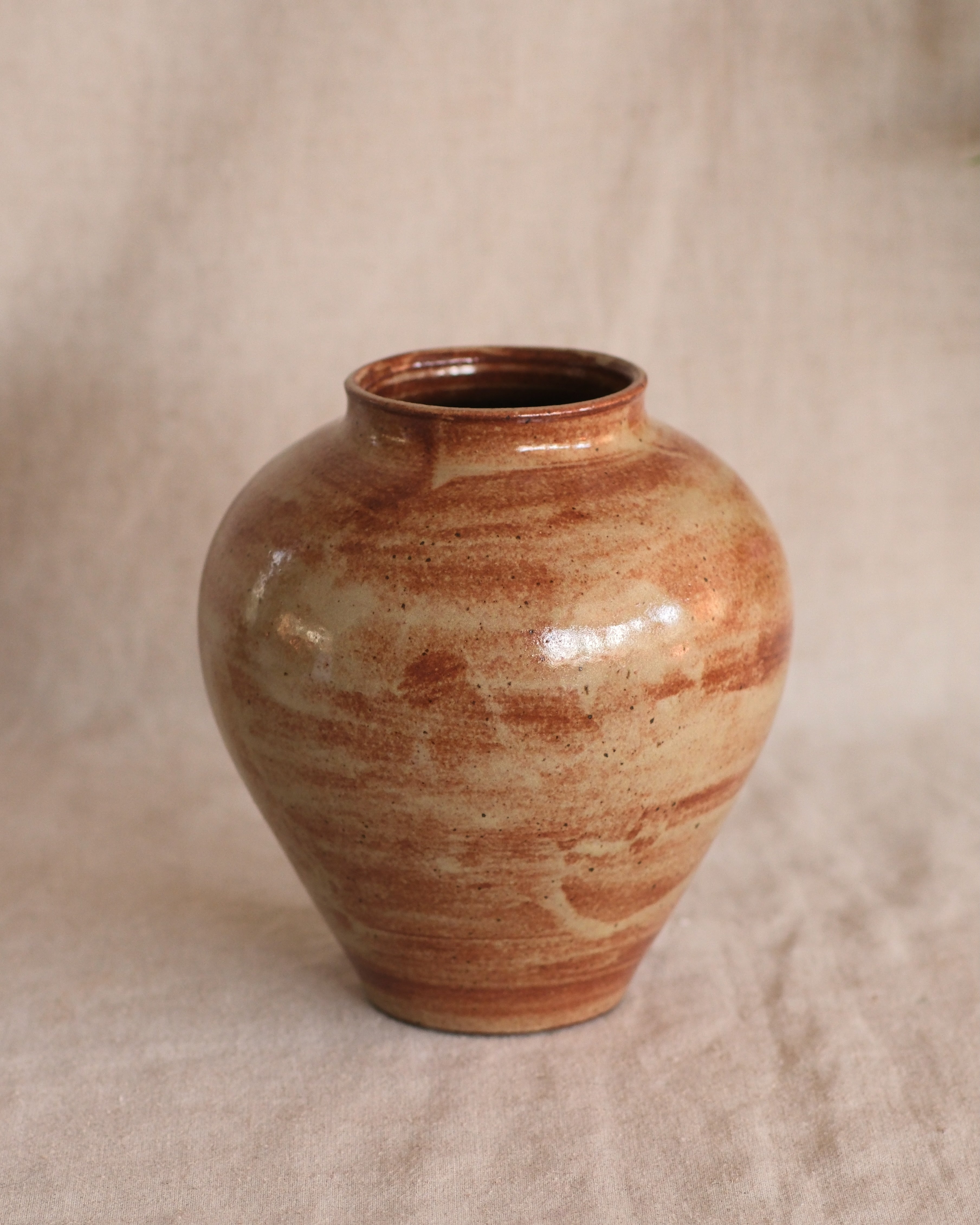 Terracotta & Tan Vase Nº1