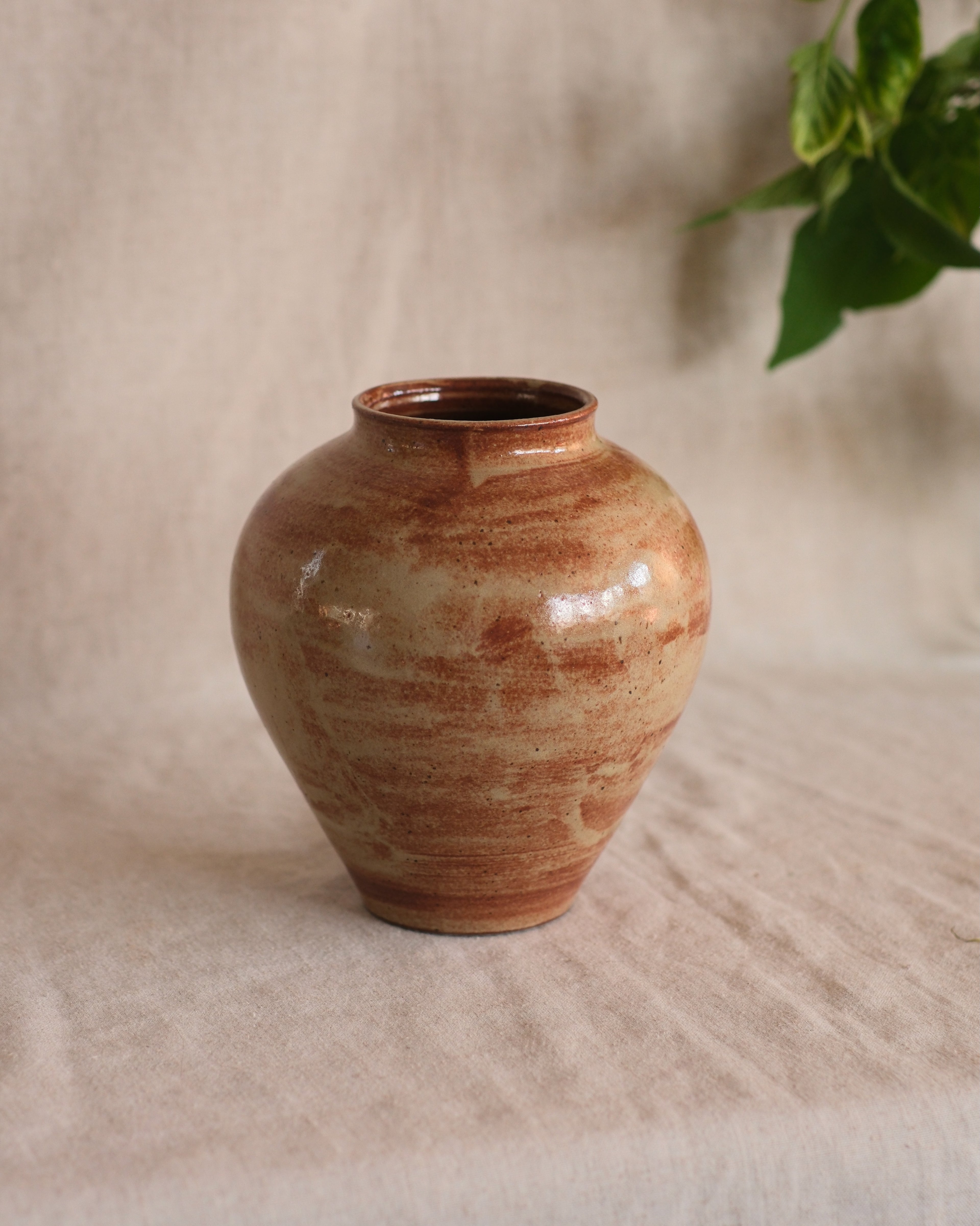 Terracotta & Tan Vase Nº1