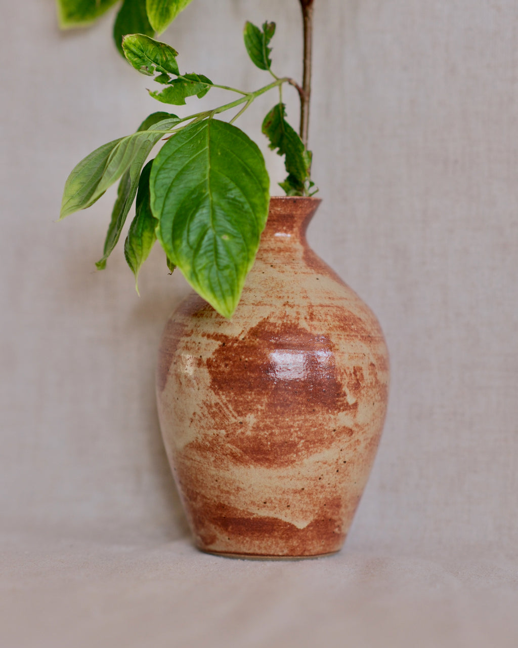 Terracotta & Tan Vase Nº2