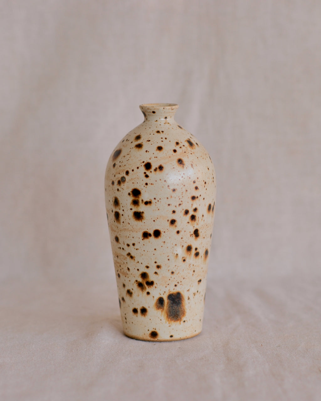 White with Speckles Vase