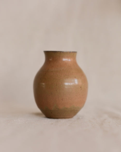 Brown & Green Bud Vase