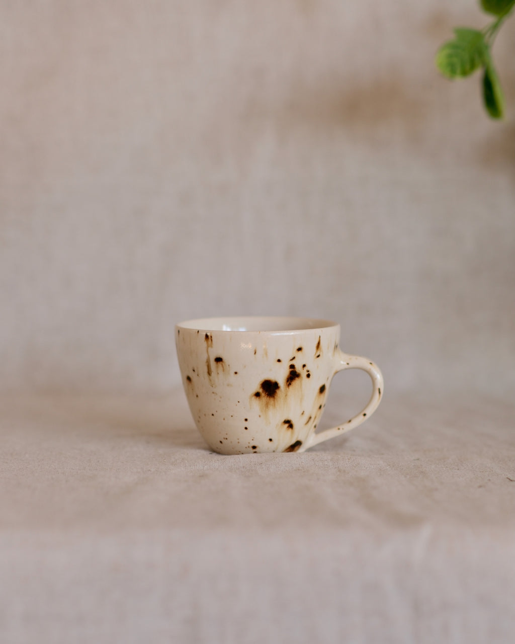 Teacup in Melted Speckles