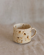 Footed Mug in Metled Speckles