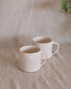 Straight Sided Mug in Pure White