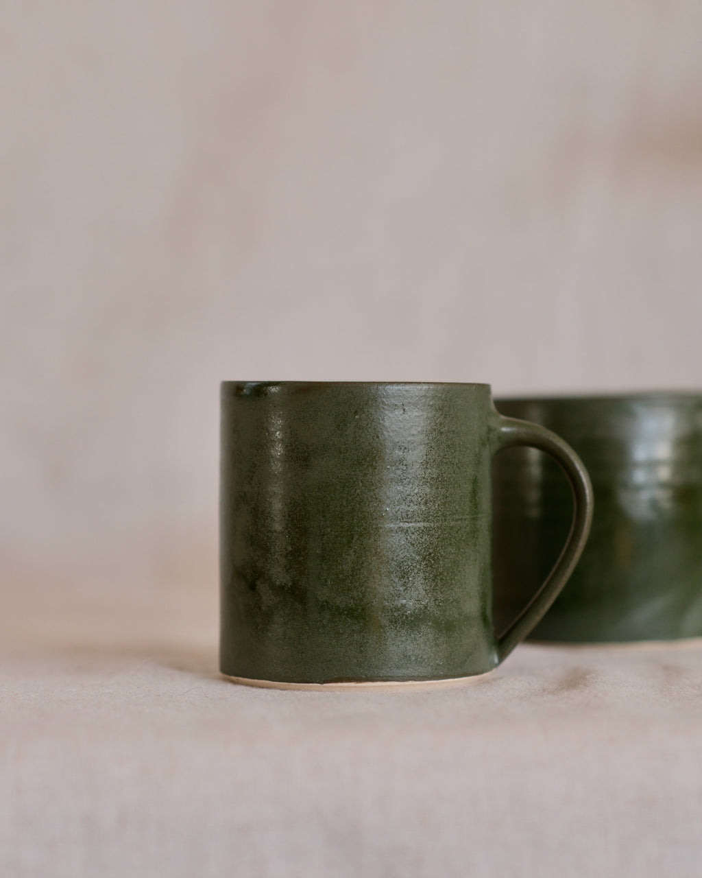 Straight Sided Mug in Pine