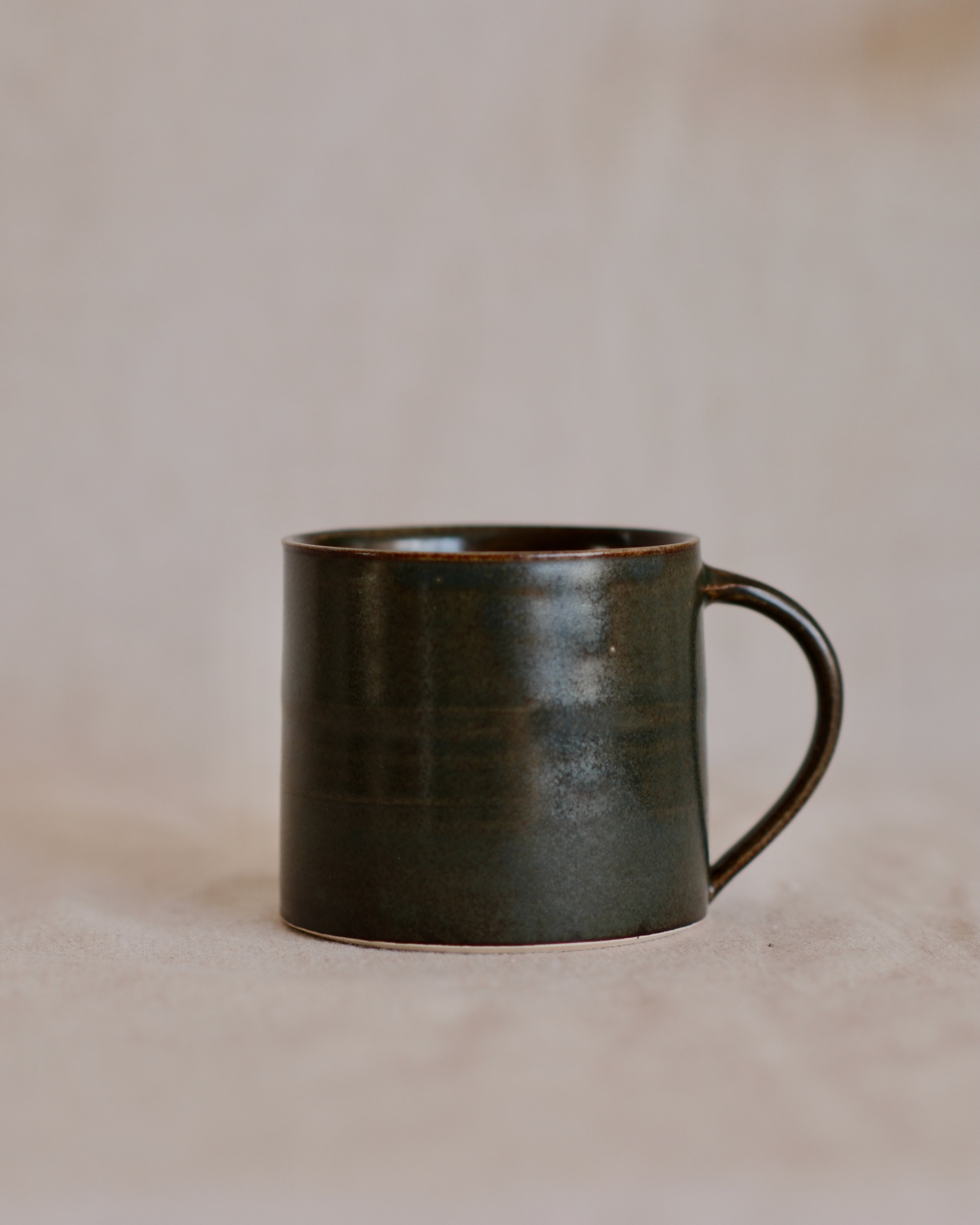 Straight Sided Mug in Blue Green
