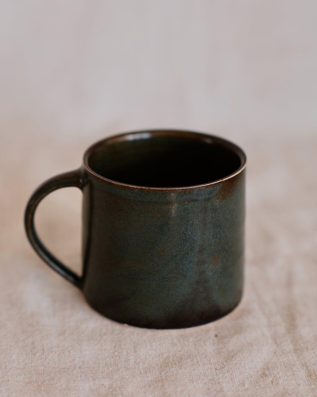 Straight Sided Mug in Blue Green