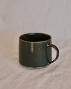 Footed Mug in Blue Green
