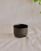 Flat White Cup in Green Black