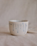 Cup & Saucer in Blue Drip Nº2
