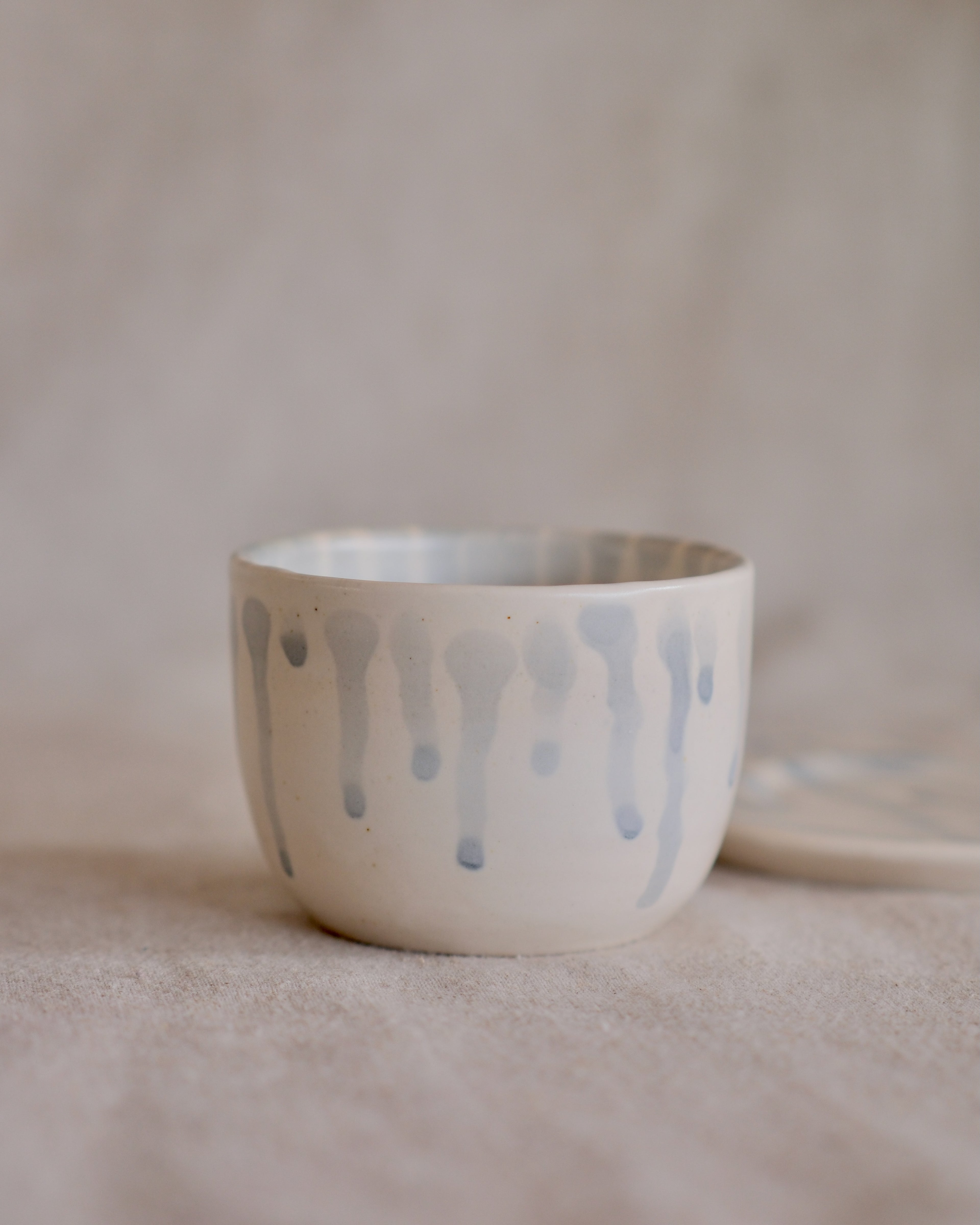 Cup & Saucer in Blue Drip Nº2