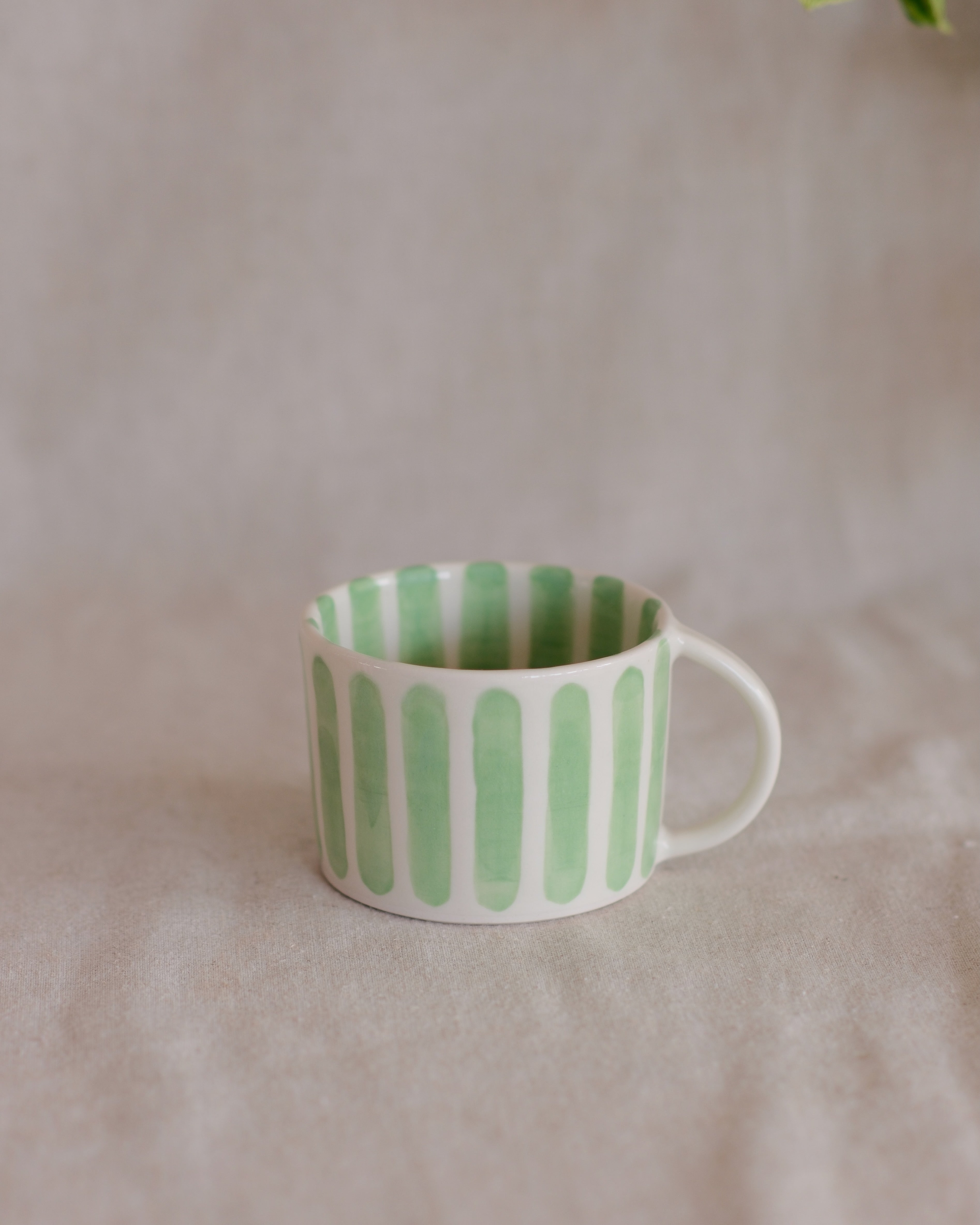 Mug in Green Stripe