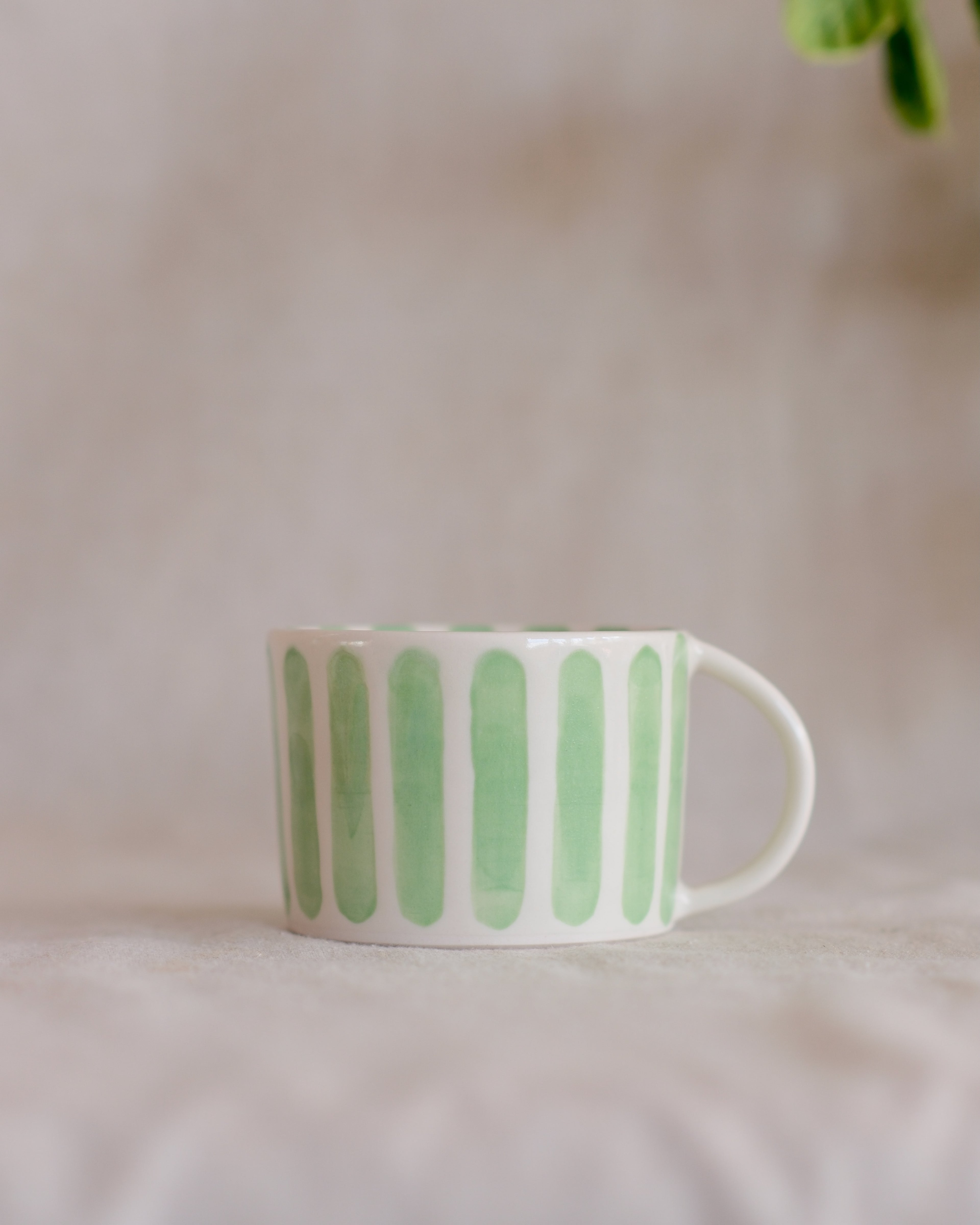 Mug in Green Stripe