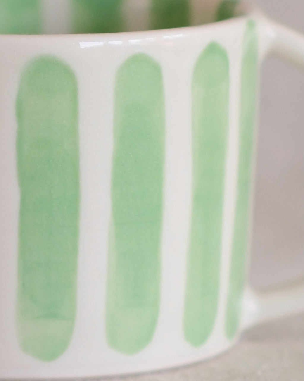 Mug in Green Stripe