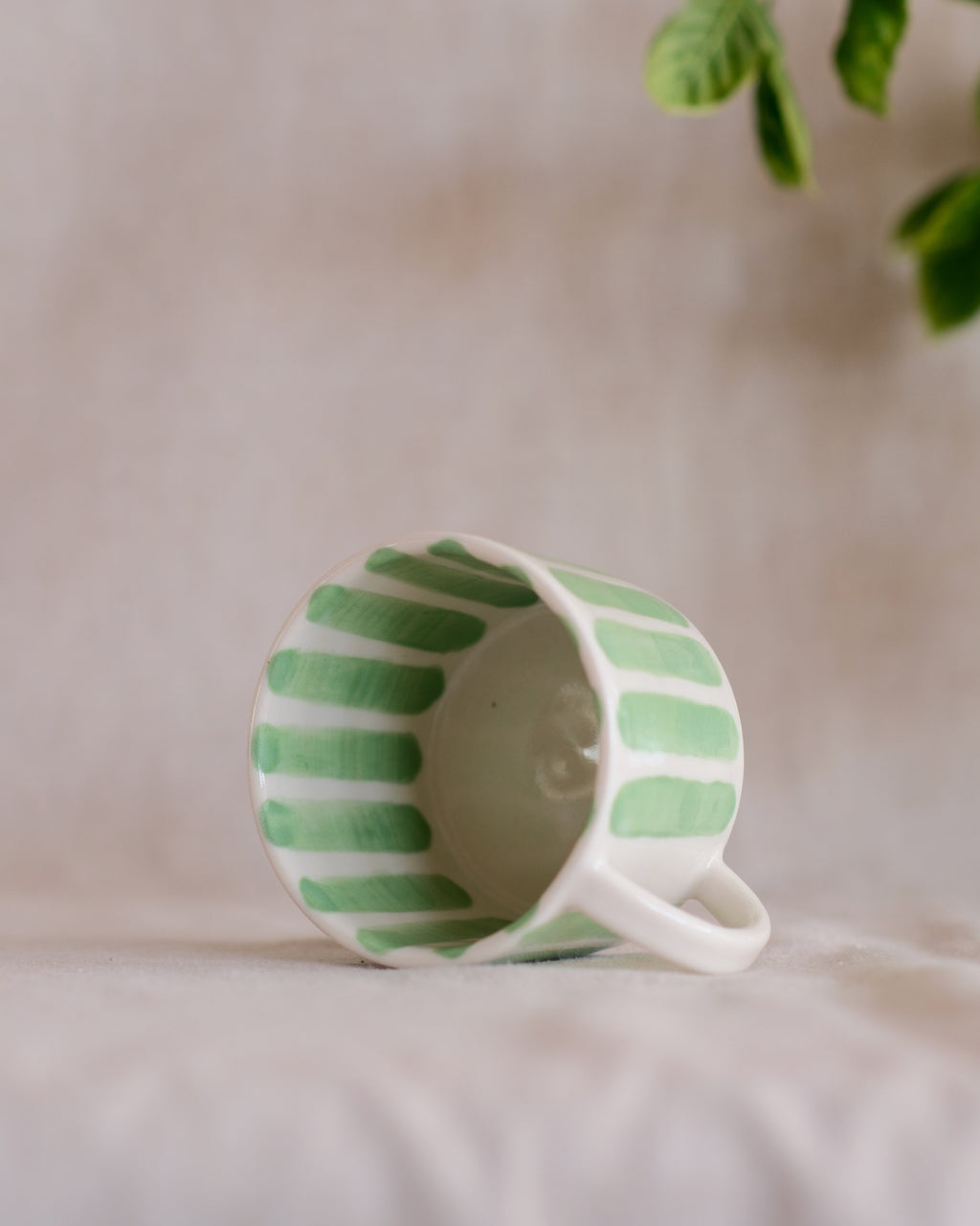 Mug in Green Stripe